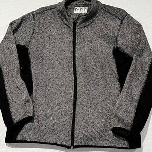 Marc New York Women's Size‎ XL Full Zip fitted Herringbone Jacket